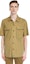 Sizing JIL SANDER Olive Green Solid Casual Short Sleeve Button-Up Shirt. J22DL0194-J45002-922