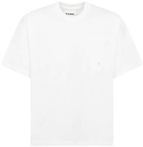 JIL SANDER 宽松款圆领短袖T恤 光学白 J22GC0120-J20035-102 Lookbook JIL SANDER 宽松款圆领短袖T恤 光学白 J22GC0120-J20035-102
