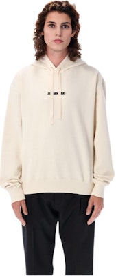 JIL SANDER Hoodie Oversized Cetakan Minimal Off-White. J47GU0002J20010-279 Buy JIL SANDER Hoodie Oversized Cetakan Minimal Off-White. J47GU0002J20010-279