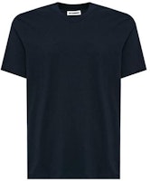 吉尔·桑德 纯色极简海军蓝圆领休闲T恤 J21GC0004J45084-406 Order 吉尔·桑德 纯色极简海军蓝圆领休闲T恤 J21GC0004J45084-406