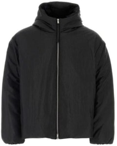 JIL SANDER Jaket Hitam Berhud Warna Solid J47AF0132-J70003-001 Order JIL SANDER Jaket Hitam Berhud Warna Solid J47AF0132-J70003-001