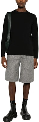 Jil Sander Solid Color Crewneck Long-Sleeve T-Shirt Black J47GC0004J45049-BLACK Lookbook Jil Sander Solid Color Crewneck Long-Sleeve T-Shirt Black J47GC0004J45049-BLACK