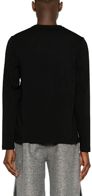 Jil Sander Solid Color Crewneck Long-Sleeve T-Shirt Black J47GC0004J45049-BLACK Shop Jil Sander Solid Color Crewneck Long-Sleeve T-Shirt Black J47GC0004J45049-BLACK