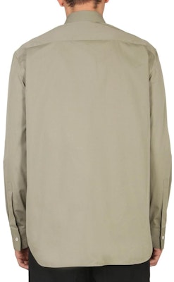 Jil Sander Solid Color Long Sleeve Button-Up Shirt Green. J23DL0002-J45001-317 Lookbook Jil Sander Solid Color Long Sleeve Button-Up Shirt Green. J23DL0002-J45001-317