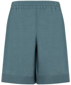 JIL SANDER Seluar Pendek Hijau Longgar Warna Solid dengan Tali Serut J22MU0103J20017306 Lookbook JIL SANDER Seluar Pendek Hijau Longgar Warna Solid dengan Tali Serut J22MU0103J20017306