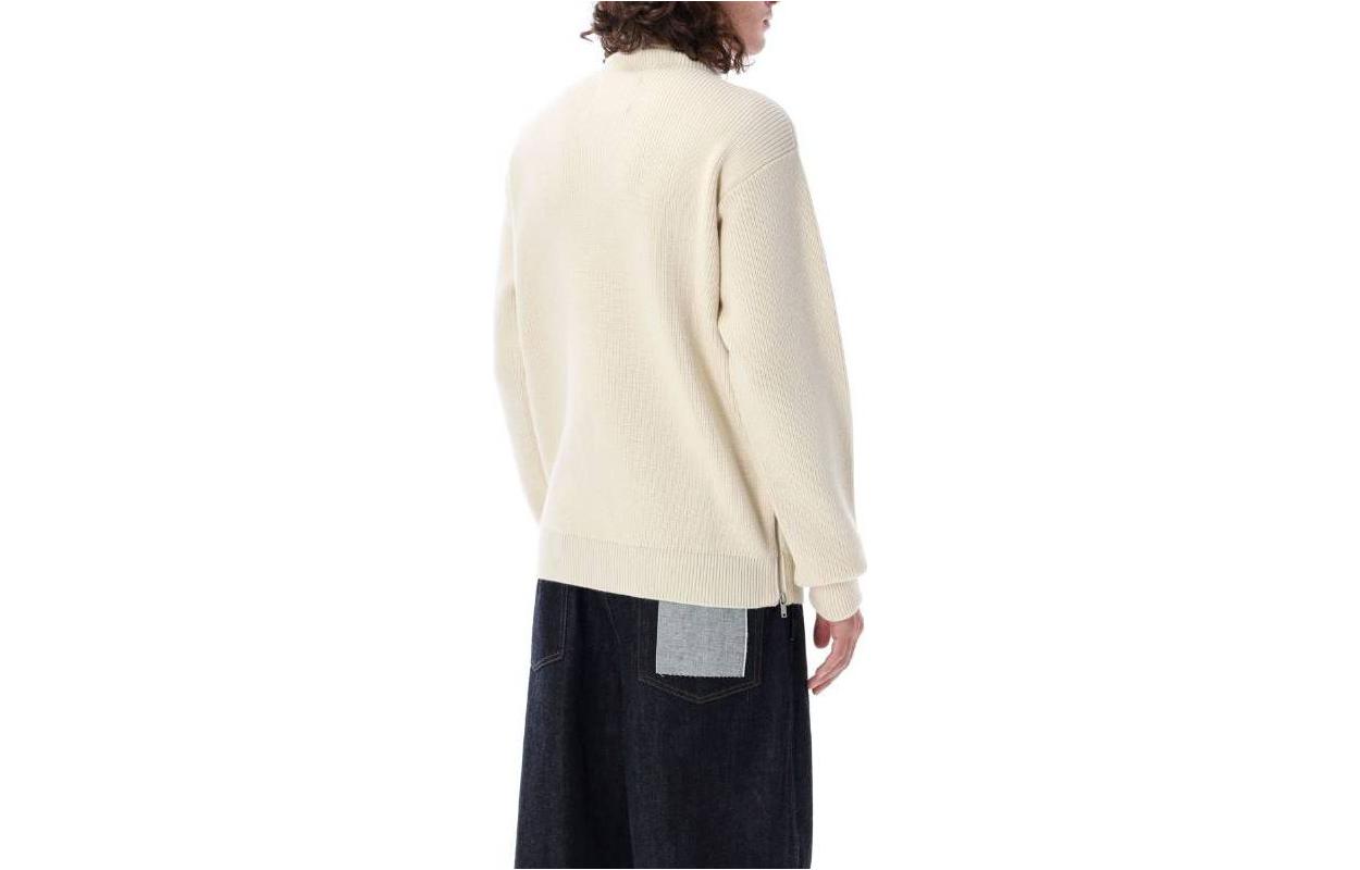 JIL SANDER  Solid Color Turtleneck Long Sleeve Sweater Khaki Color J47GP0146J14644280 圖 3