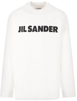 JIL SANDER 白色圓領字母印花長袖運動衫。 J22GC0136-J45047-102 Order JIL SANDER 白色圓領字母印花長袖運動衫。 J22GC0136-J45047-102