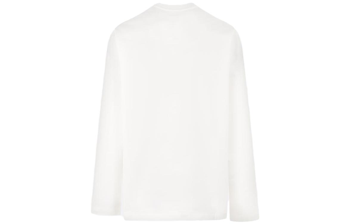 Lookbook JIL SANDER 白色圓領字母印花長袖運動衫。 J22GC0136-J45047-102