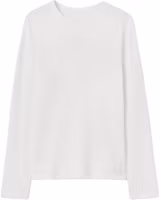 Order JIL SANDER 白色字母印花長袖圓領T恤 J22GC0188J46219-104