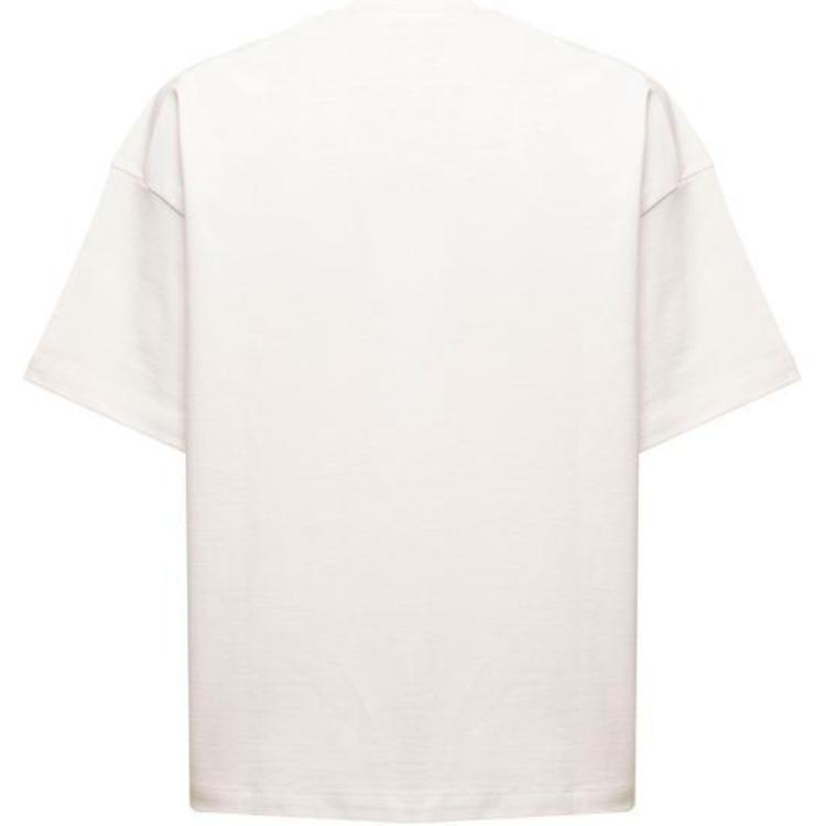 Lookbook JIL SANDER  White Crewneck T-Shirt with Letter Print. J21GC0001-J45148-102