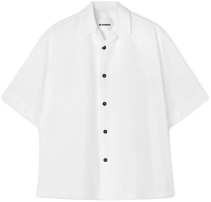 JIL SANDER Baju Polo Putih Lengan Pendek Warna Solid. J47DL0145J45127100-WHITE Order JIL SANDER Baju Polo Putih Lengan Pendek Warna Solid. J47DL0145J45127100-WHITE