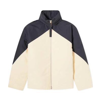 Jil Sander Beige Colorblock Zip-Up Jacket with Stand Collar J47AF0128-JTN359-001