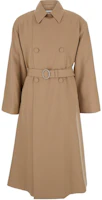 JIL SANDER Beige Double-Breasted Slim-Fit Long Jacket J22AA0164J40002-219 JIL SANDER Beige Double-Breasted Slim-Fit Long Jacket J22AA0164J40002-219