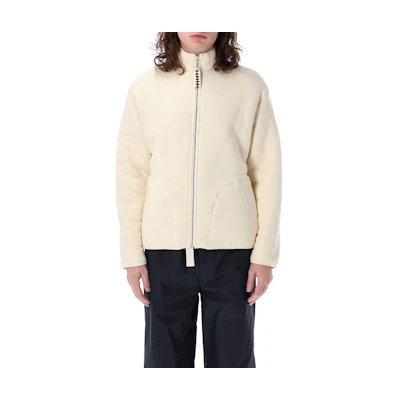 Jil Sander Beige Solid Zip-Up Collar Slim Fit Long Sleeve Jacket J47BN0158J20088106