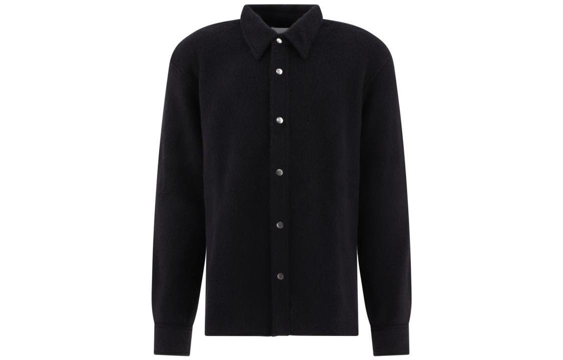 JIL SANDER Black Solid Color Single-Breasted Long-Sleeve Jacket J22DL0169J20060-001