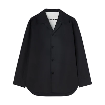 JIL SANDER Black Solid Color Single-Breasted Long-Sleeve Jacket J23BN0006J45216001