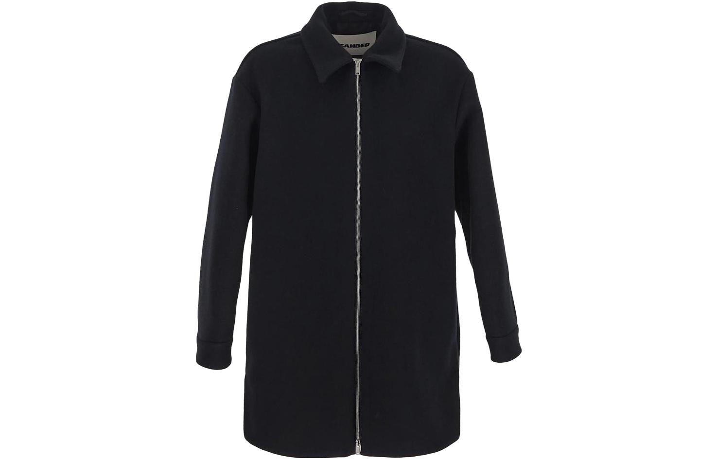 JIL SANDER Black Solid Zip-Up Loose-Fit Long-Sleeve Jacket J22AA013-1J40004-001