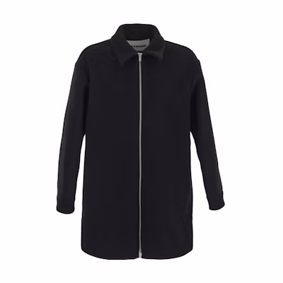 JIL SANDER Black Solid Zip-Up Loose-Fit Long-Sleeve Jacket J22AA013-1J40004-001