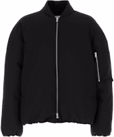 JIL SANDER Black Zip Baseball Collar Long Sleeve Jacket J22AF010-8J70177-001 JIL SANDER Black Zip Baseball Collar Long Sleeve Jacket J22AF010-8J70177-001