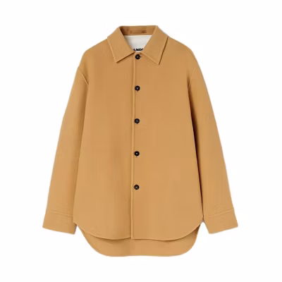 JIL SANDER Brown Solid Color Single-Breasted Long Sleeve Jacket J23BN0006J40020226