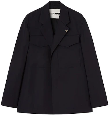 질 샌더 디컨스트럭티드 자켓 블랙 오버사이즈 블레이저 스타일 코트 J22BN0115J40103401 Buy 질 샌더 디컨스트럭티드 자켓 블랙 오버사이즈 블레이저 스타일 코트 J22BN0115J40103401