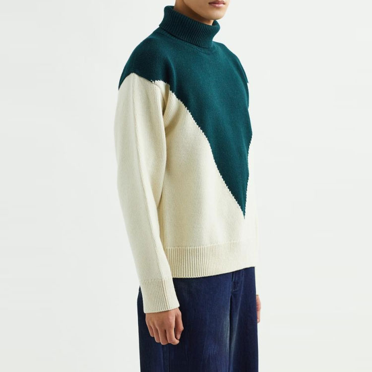 Purchase Jil Sander FW21 白色撞色針織毛衣 男女款 JVM1623231866528