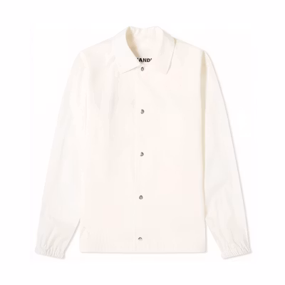 JIL SANDER FW21 White Logo Print Back Jacket JSIS420311-MS244900A-104