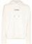 Buy 질 샌더 FW21 화이트 로고 프린트 풀오버 후디. JPUT707533-MT248608-102