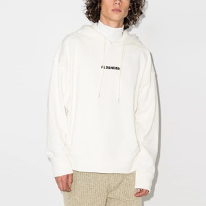 질 샌더 FW21 화이트 로고 프린트 풀오버 후디. JPUT707533-MT248608-102 Purchase 질 샌더 FW21 화이트 로고 프린트 풀오버 후디. JPUT707533-MT248608-102
