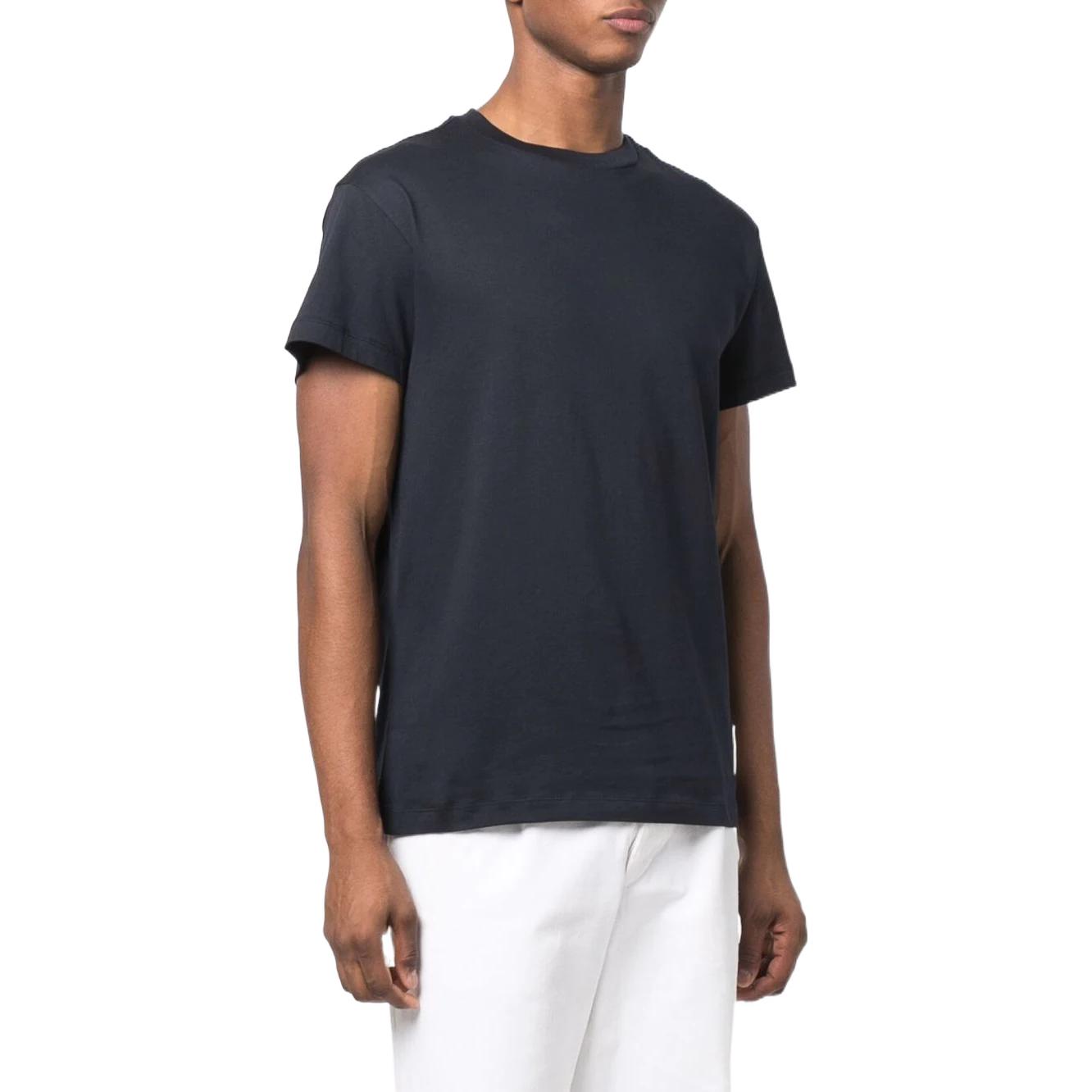 Purchase JIL SANDER 秋冬22 深蓝色圆领标志T恤三件装 J47GC00-01J45048-402