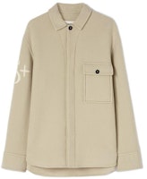 Jil Sander FW22 Khaki Collared Shirt Jacket. J47BN0019-J40031-278 Jil Sander FW22 Khaki Collared Shirt Jacket. J47BN0019-J40031-278