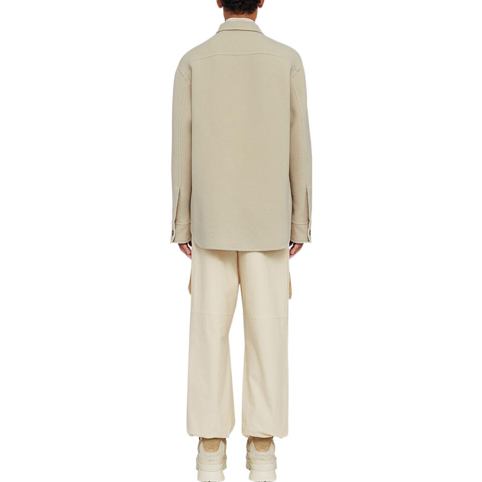 Purchase Jil Sander FW22 卡其色領口襯衫外套. J47BN0019-J40031-278