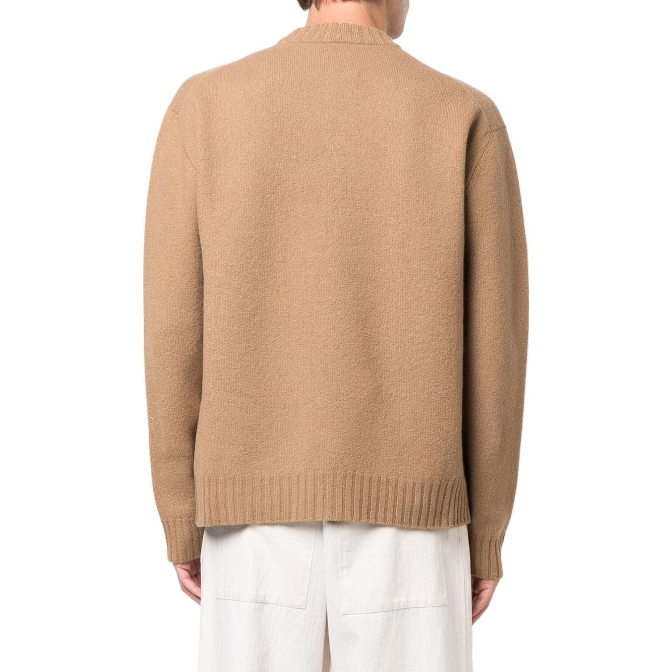 Purchase Jil Sander 2022秋冬 純羊毛針織衫 卡其色。 J21GP0002-J14506-233