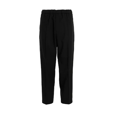 JIL SANDER FW22 Solid Straight-Leg Casual Pants Black J21KA0012-J70001-001
