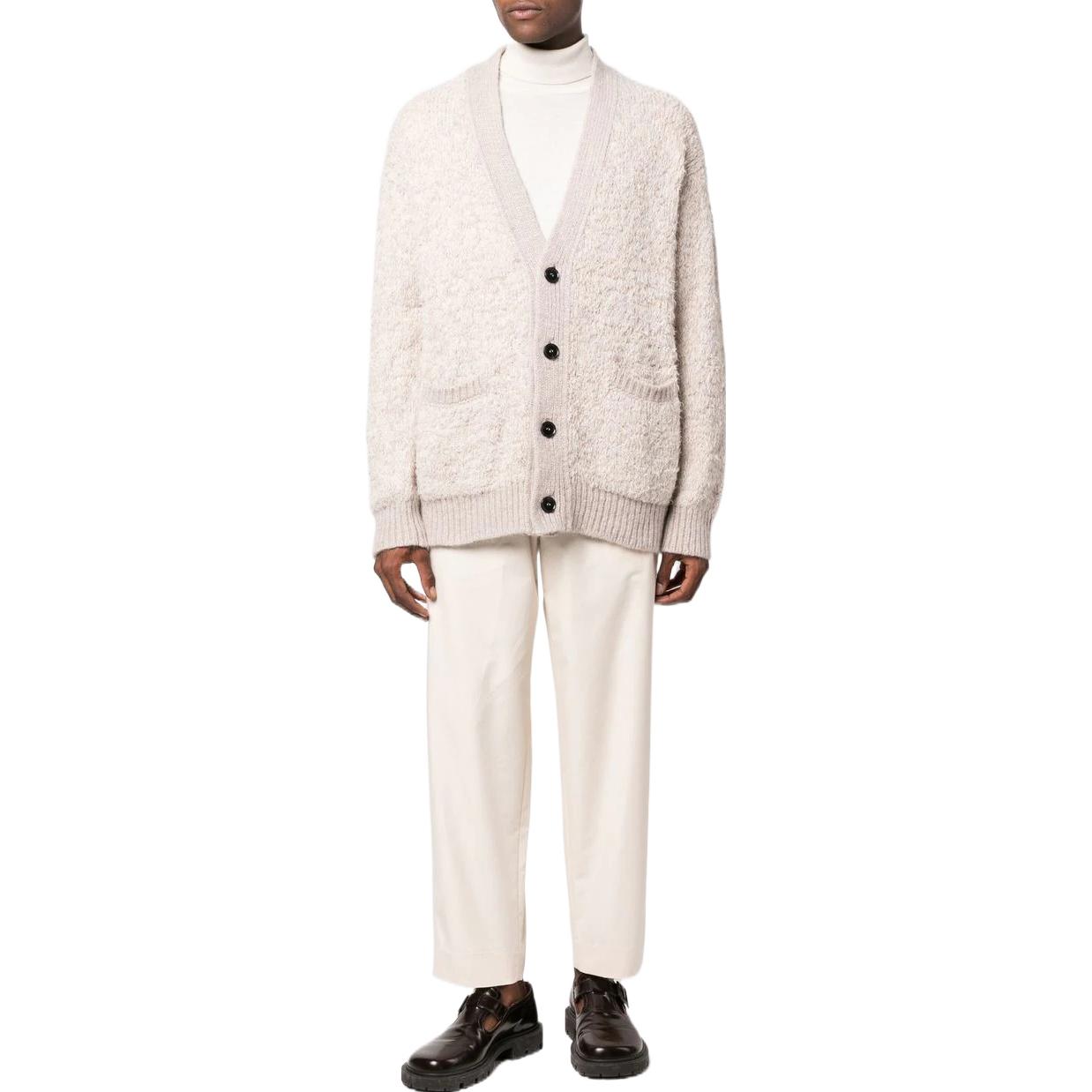 Lookbook JIL SANDER FW22  Straight-Leg Button Casual Pants Off-White. J47KA0016J45039