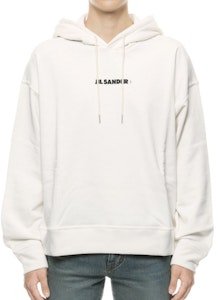 吉尔桑德FW22白色Logo图案连帽衫 - 秋季款。 J47GU0002-J45050-102 Purchase 吉尔桑德FW22白色Logo图案连帽衫 - 秋季款。 J47GU0002-J45050-102