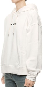 吉尔桑德FW22白色Logo图案连帽衫 - 秋季款。 J47GU0002-J45050-102 Details for 吉尔桑德FW22白色Logo图案连帽衫 - 秋季款。 J47GU0002-J45050-102