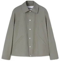 Lookbook JIL SANDER FW22 背面印花單排扣翻領外套 淺綠 男款 J23BN0003-J45071-317
