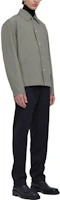 Shop JIL SANDER FW22 背面印花單排扣翻領外套 淺綠 男款 J23BN0003-J45071-317