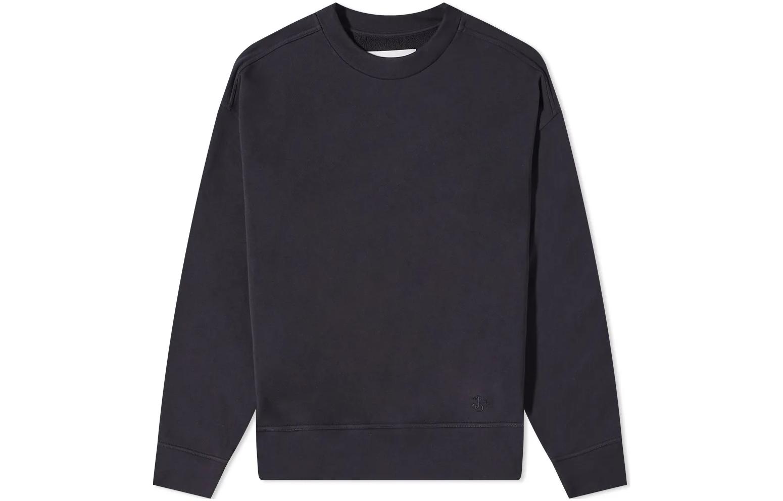 JIL SANDER FW22 Blue Crewneck Pullover Sweatshirt JPUU707530MU248608-401