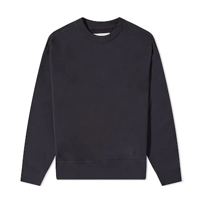 JIL SANDER FW22 Blue Crewneck Pullover Sweatshirt JPUU707530MU248608-401