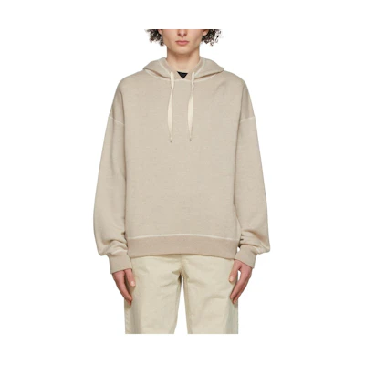 JIL SANDER FW22 Coffee Brown Solid Color Pullover Hoodie 8800381