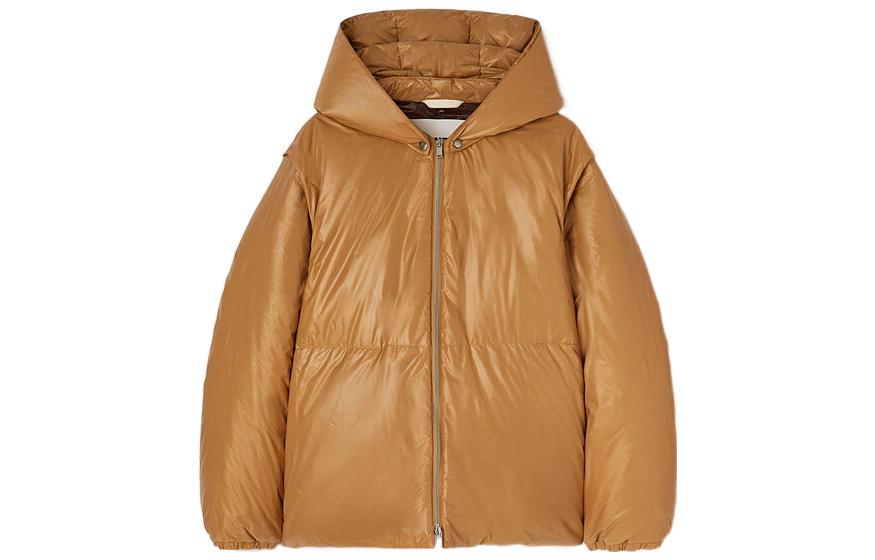 Jil Sander FW22 Detachable Hood Casual Jacket Light Brown Coat J47AF0008-JTN015-231