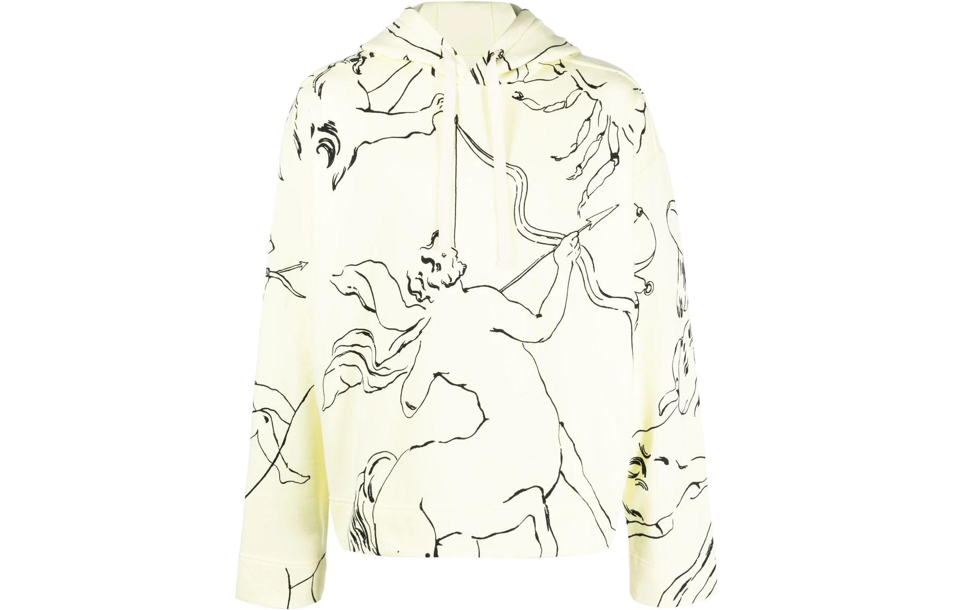 Jil Sander FW22 Graphic Print Hoodie Men’s Off-White J21GU0011J45088