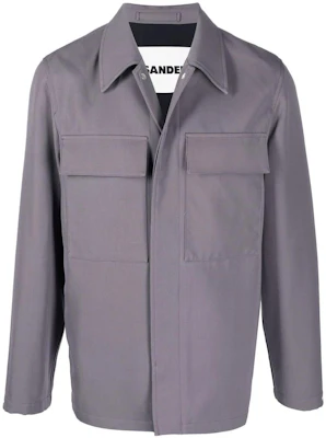 Jil Sander FW22 Grey Single-Breasted Overshirt Jacket Mens JSMU400111MU202000-031 Buy Jil Sander FW22 Grey Single-Breasted Overshirt Jacket Mens JSMU400111MU202000-031