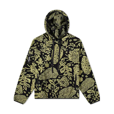 JIL SANDER FW22 Leaf Print Oversized Green Hoodie Casual Wear JPUU707509-MU258268-332