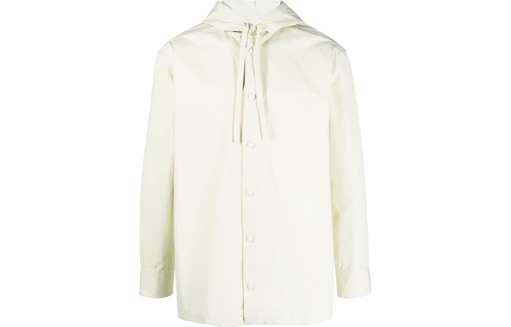 Jil Sander FW22 Lightweight Hooded Jacket Solid Pale Green J21DL0028J-45002-339