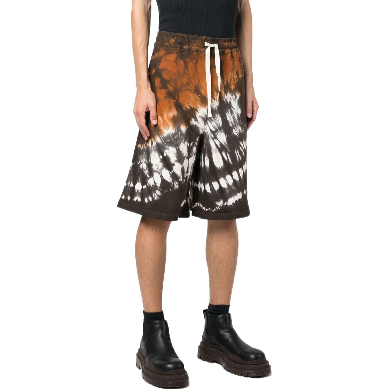 Purchase 질 샌더 FW22 패턴 프린트 밴딩 허리 무릎 길이 반바지 멀티 남성용 J47KA0034JTN031