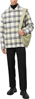 Lookbook Jil Sander FW22 男士黃灰格紋長袖襯衫外套 J47BN0011-J40012-973