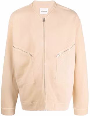 JIL SANDER FW22 Jaket Bomber Knit Plain Oren Terang JSMU707003-MU249208A-259 Buy JIL SANDER FW22 Jaket Bomber Knit Plain Oren Terang JSMU707003-MU249208A-259
